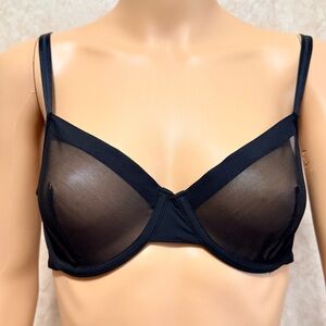 AUDEN MESH BLACK sexy BRA size 34C